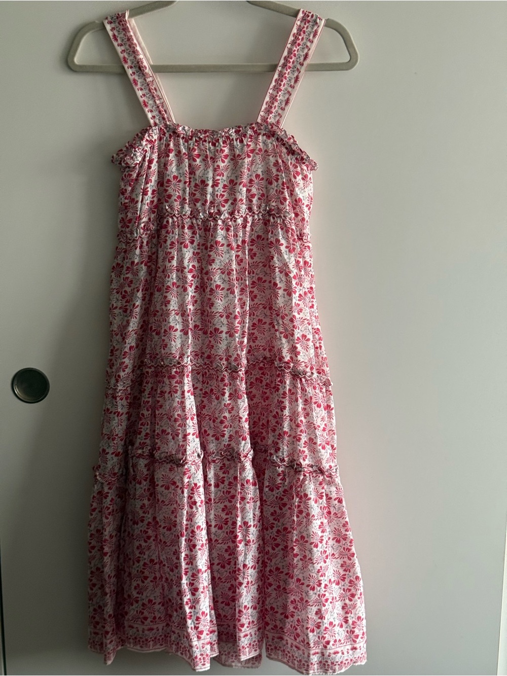 Max Studio Pink Ruffle-Top Summer Dress